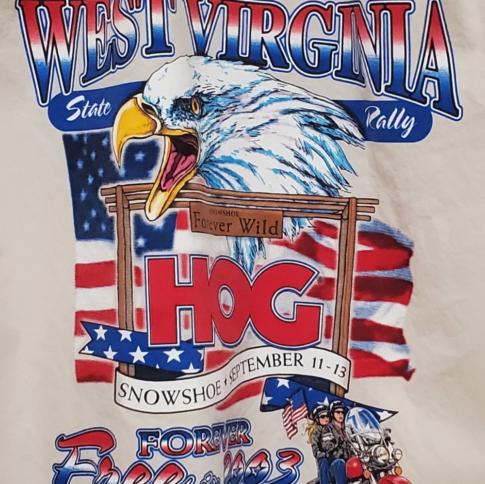 EUC Vintage Collector 2003 HOG Rally Staff Shirt